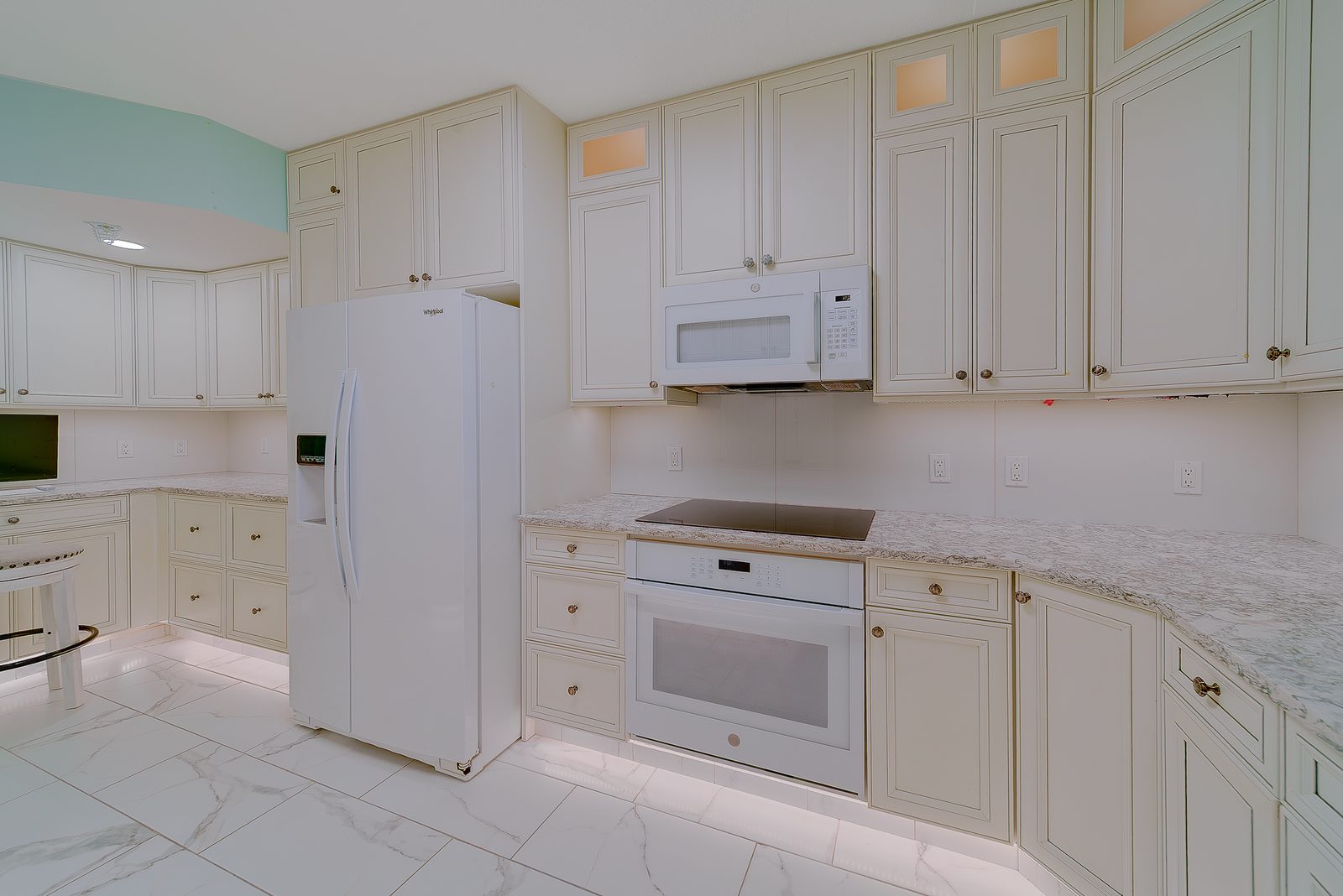 Renovated kitchen with custom cabinetry